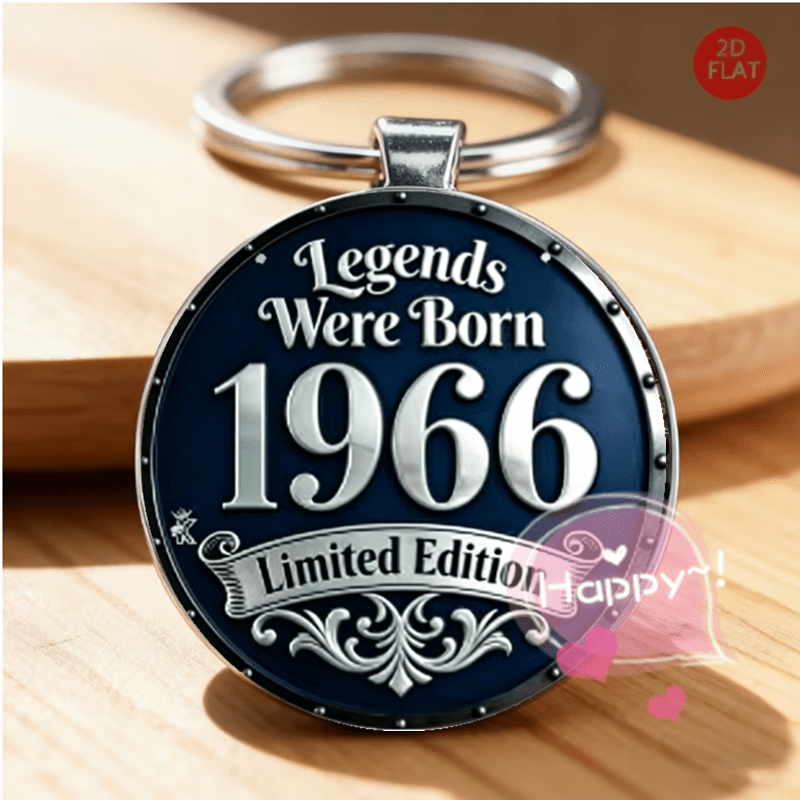 TEMU Portachiavi commemorativo 2D 1966 'Leggende Nacquero' - Ciondolo in , un accessorio per borse e auto, per e donne, una scelta per compleanni ,
