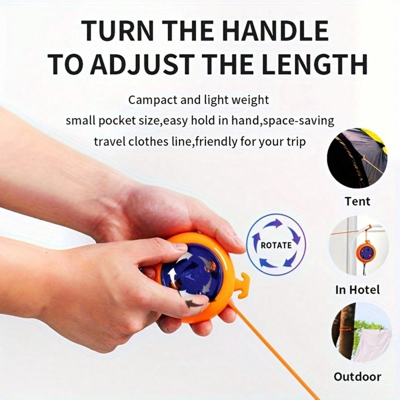 portable clothesline sold on Temu Australia