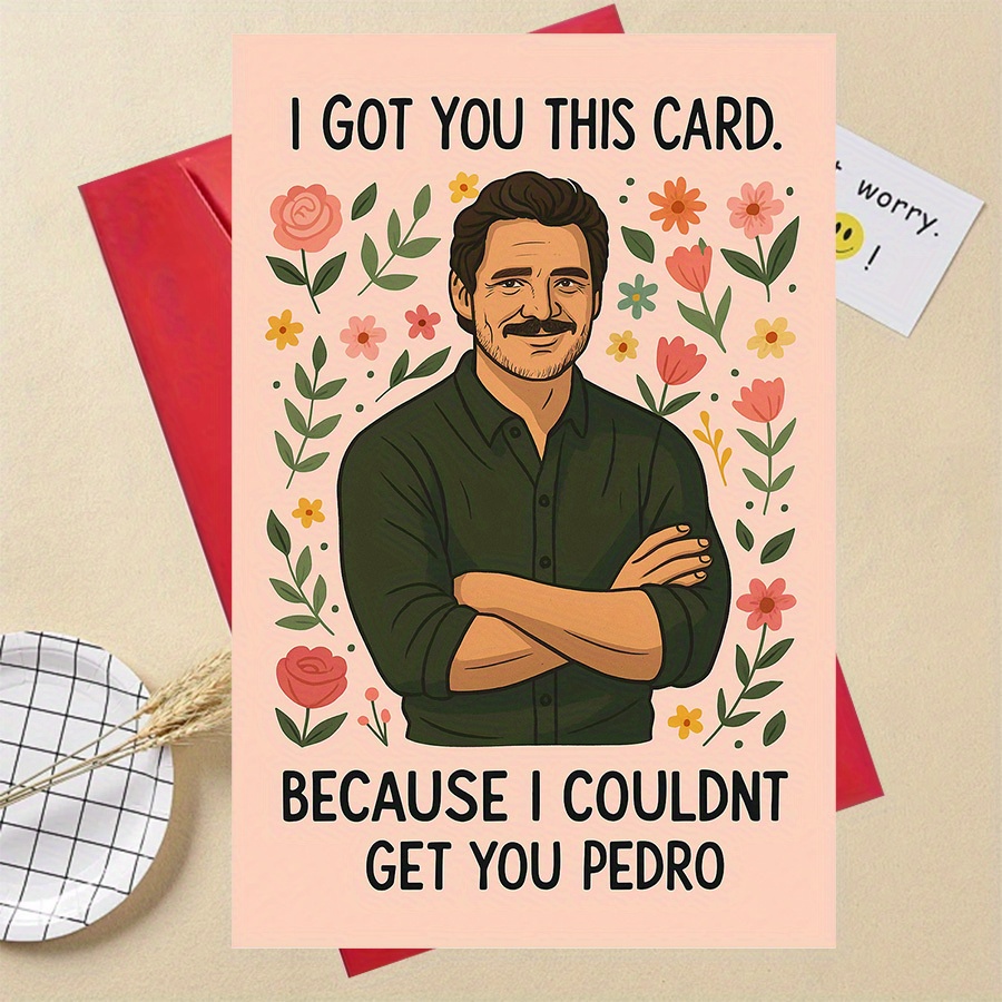 TEMU 1pc Funny " This Card I Couldn’t " Greeting Card, Humorous Birthday Or Special Occasion Gift, Humorous Card, Card, Funny Design, Greeting,