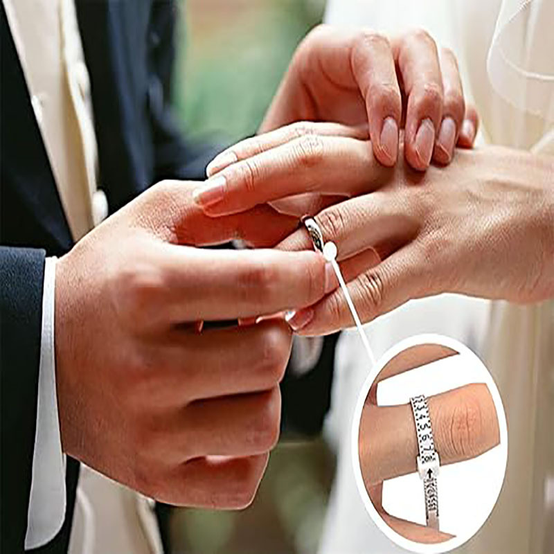 4pcs Ring Sizer Measuring Tool Set for Jewelry