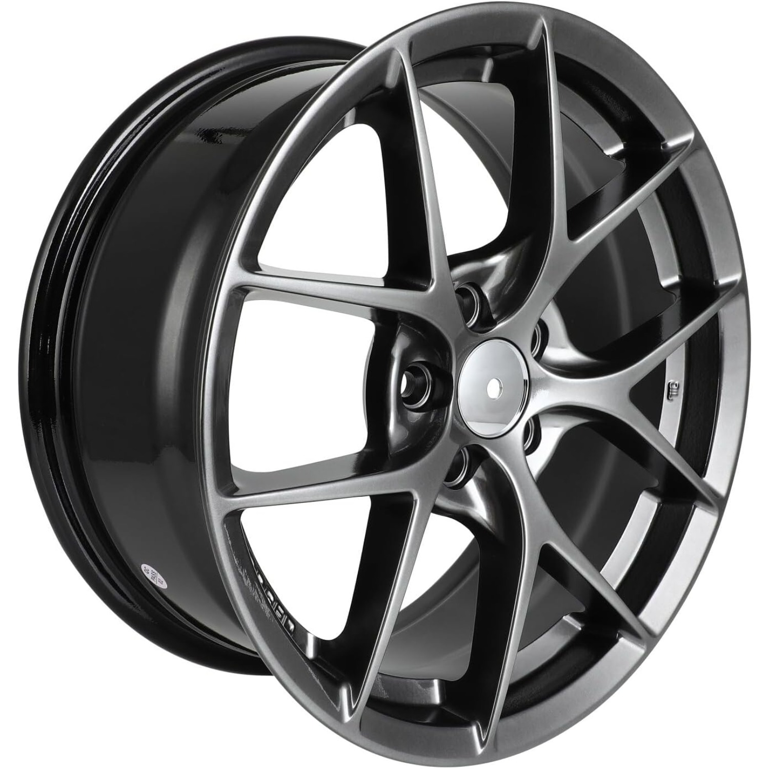 TEMU For 2003-2024 For Corolla 16 Inch Wheel Rim Size: 16 X 7.0in, Et: 38, H/pcd: 5 X 100, Cb: 73.1, Black - 1pc