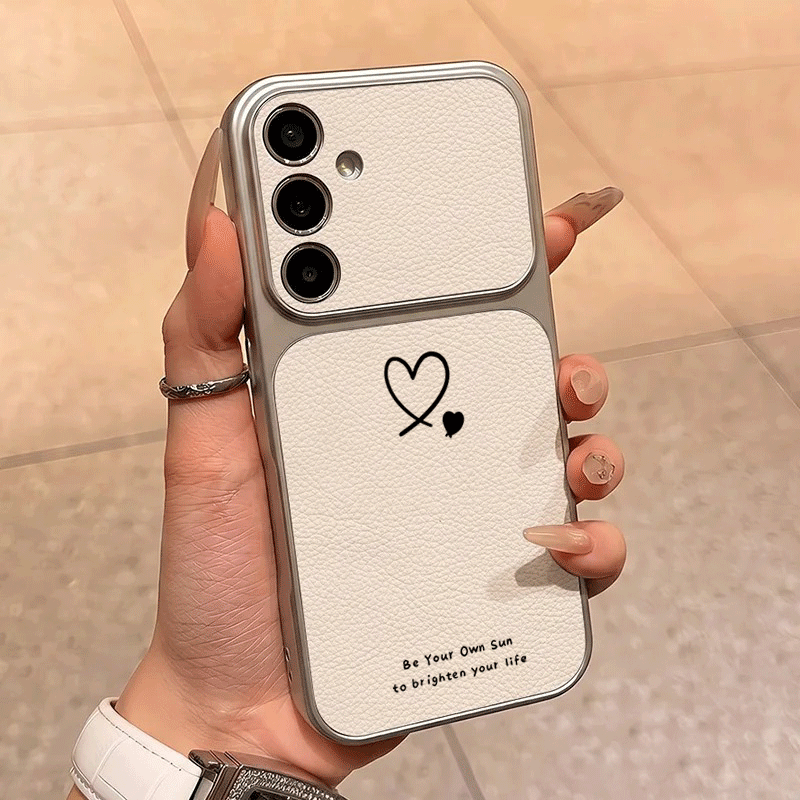 Trda zaščitna ovijalka za telefon s srčnim vzorcem za for Samsung for Galaxy S26 S25 S24 S23 FE A57 A56 A55 A54 A37 A36 A16 A06 A07 A15 A14