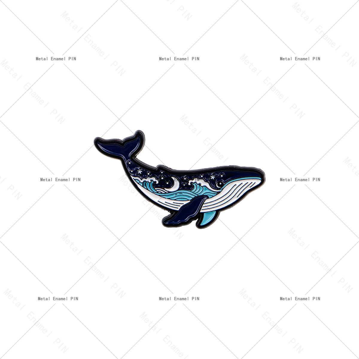 TEMU Alfileres y broches de esmalte de solapa de ballena bonita para mochilas, bolsos, decoración para , para regalos
