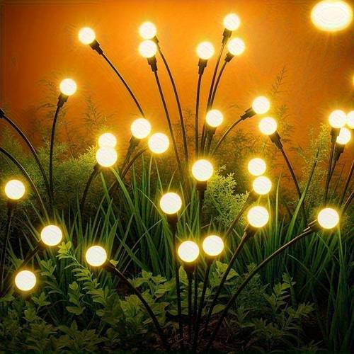 outdoor solar courtyard lights 6 8 10 led courtyard lights outdoor decorative led lights suitable for outdoor garden lawn decoration suitable for halloween christmas new year and ramadan decoration