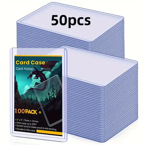 pokemon card sleeves hard Amazon.com: EVORETRO Perfect Fit Card Sleeves - 200 Clear Penny Sleeves for Pokemon Cards, MTG, Yu-Gi-Oh, Lorcana, One Piece, Dragon Ball