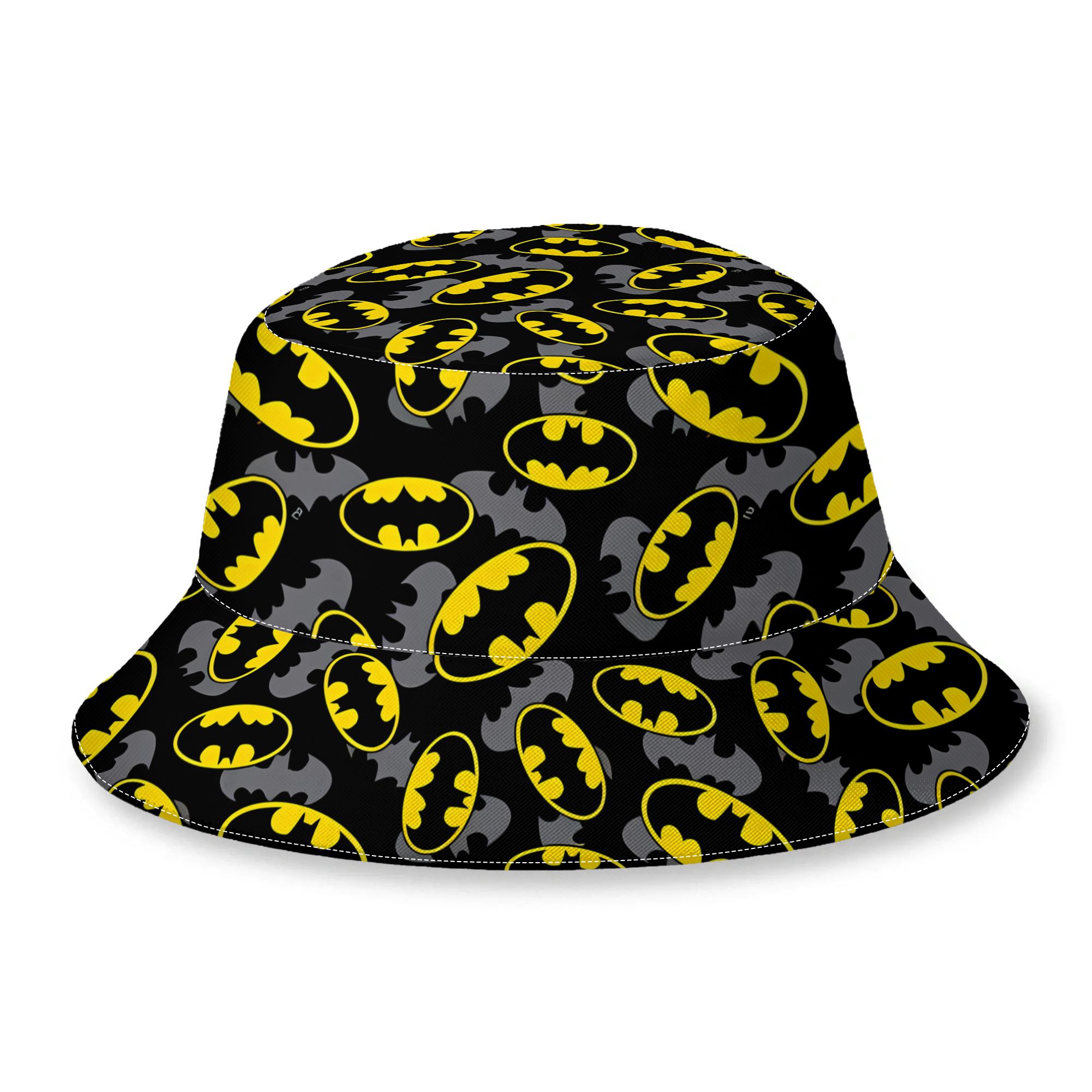 TEMU Batman Fashionable Printed Bucket Hat 2d Print Design