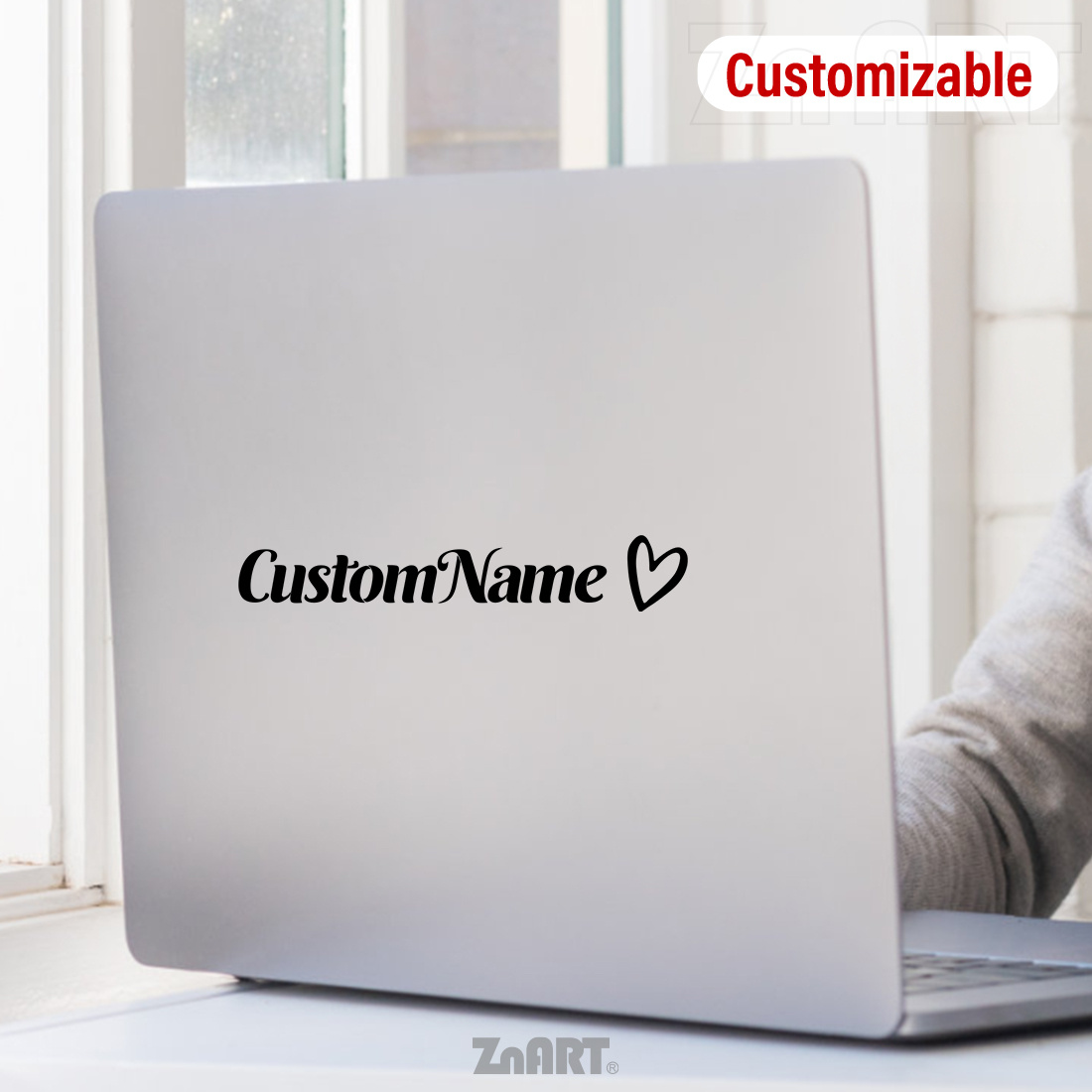 Laptop Name Sticker