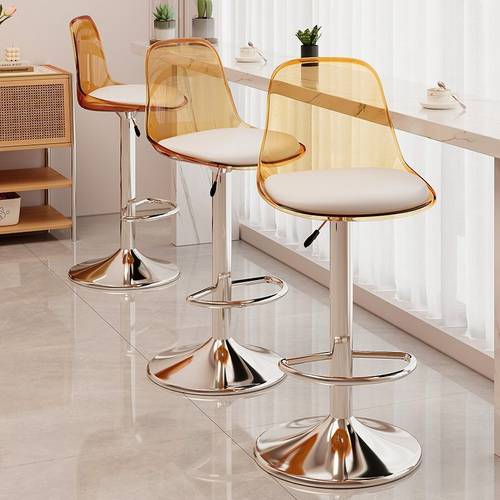 1pc bar stool 360 swivel height adjustable high chair home kitchen counter chairs bar bar stools for patio counter room