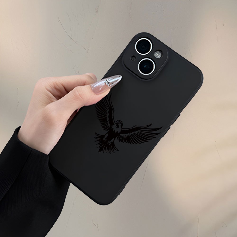 TEMU Custodia per Telefono con Design di in Volo, Antishock e Resistente alle Cadute - Regalo Compleanno o Festivit� Unisex. Adatta a iPhone 16, 15,