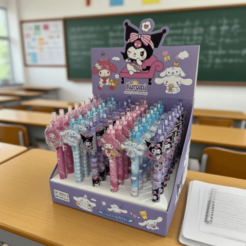 sanrios set of 48 cartoon click pens features   designs making them   pens for girls   are   great for students during exams and     characters such as for   and kt cat Product details 1