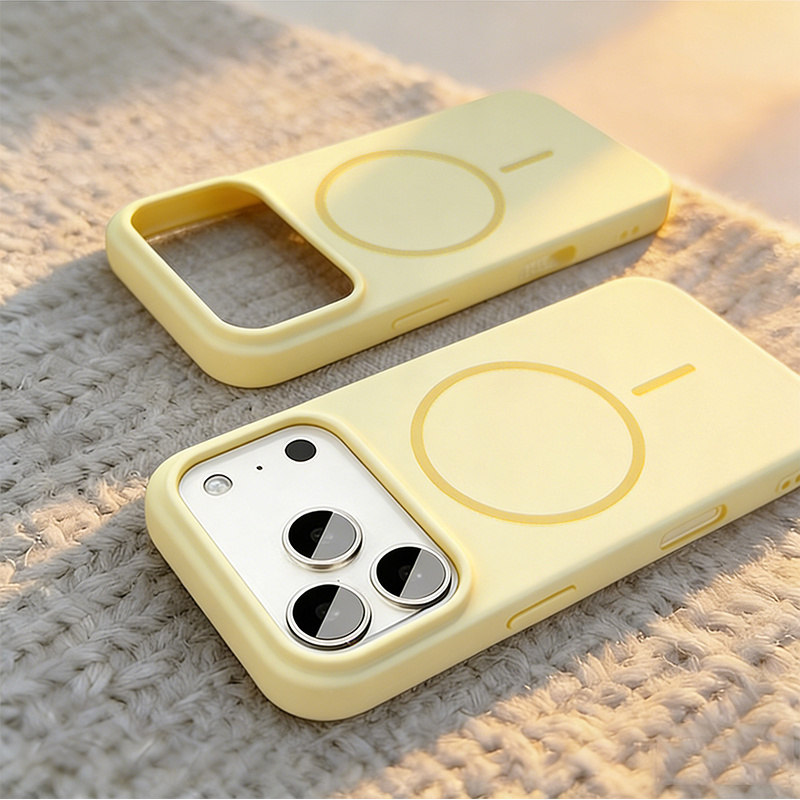 TEMU Phone Case: Luxury Matte Wireless Charging Phone Case Compatible With Iphone 17 Pro Max 17e 17 Air 16e 16 Pro 15 14 13 Pro Women Soft Shockproof