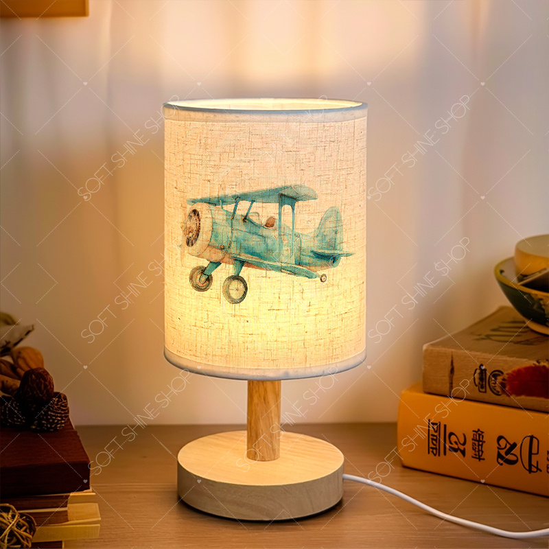 Print Table Lamp, USB-Powered LED Light for Home
