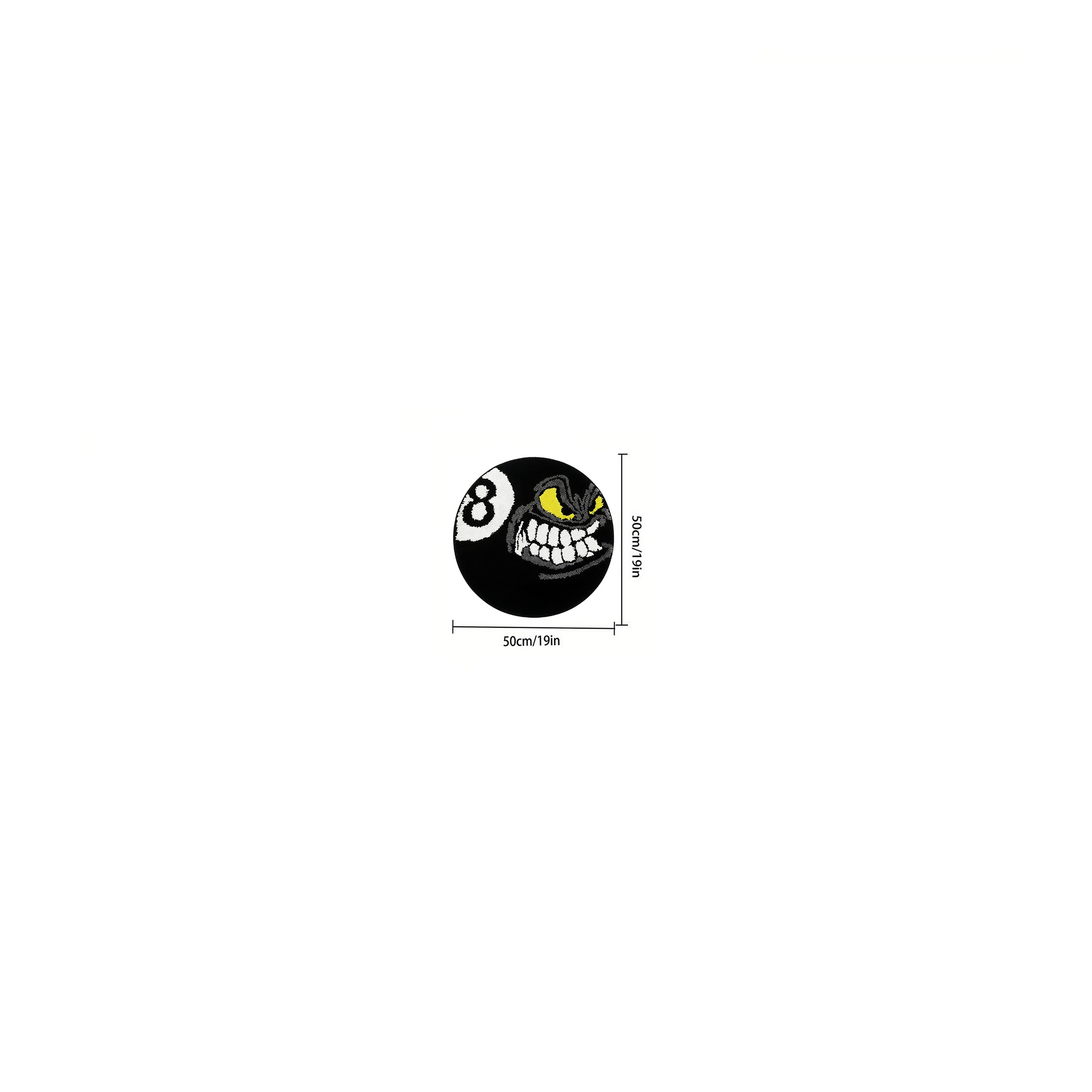 TEMU Style Gag Rug, Size 8. A Unique Hip-hop Style Living Room Sofa Mat, Bedroom Bedside Mat, Or Trendy Decorative Rug For Gaming Rooms. And Easy To