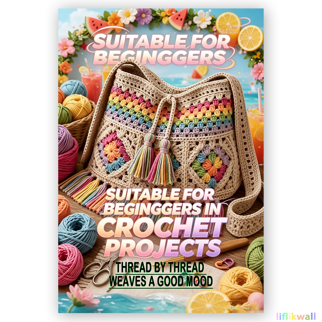 TEMU 1 pièce Tutoriel complet du modèle de sac à main au crochet, Sacs au crochet et époustouflants, Cadeaux pour les passionnés de crochet Le modèle