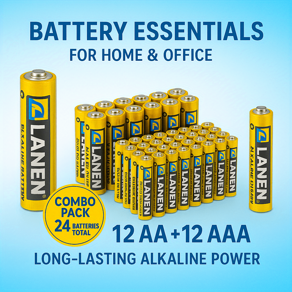 TEMU 24 Pack Alkaline Batteries, Includes And 12 Aaa, Ideal For Remotes, Toys, Clocks And More