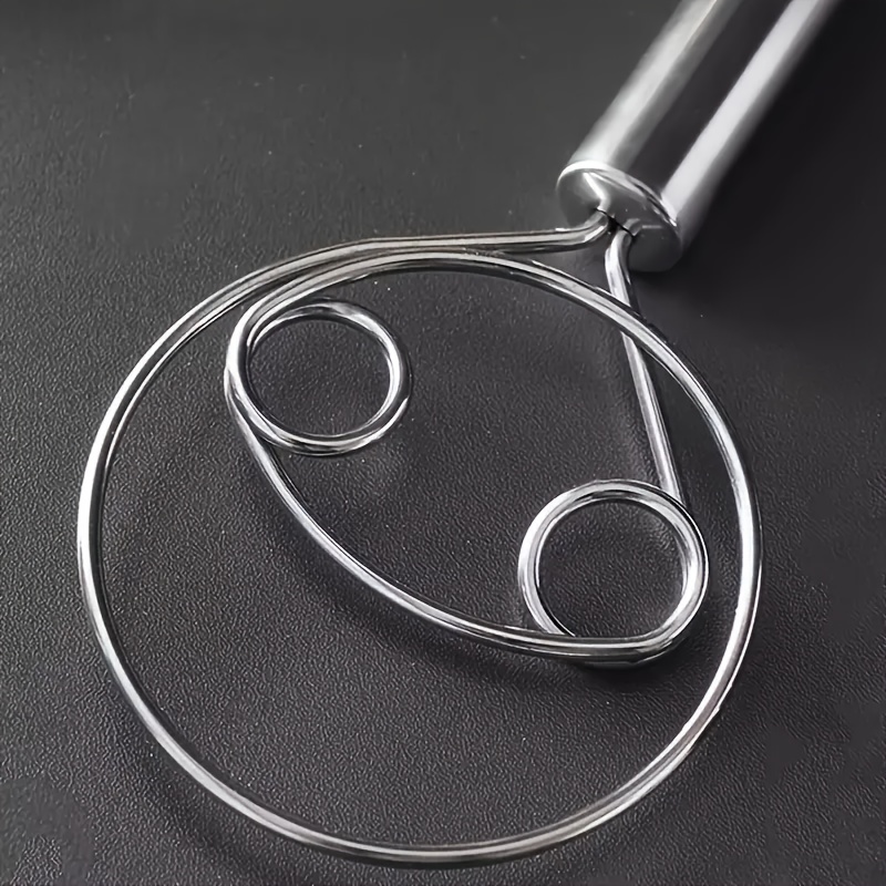 Stainless Steel Dough Whisk for Mixing and Baking
