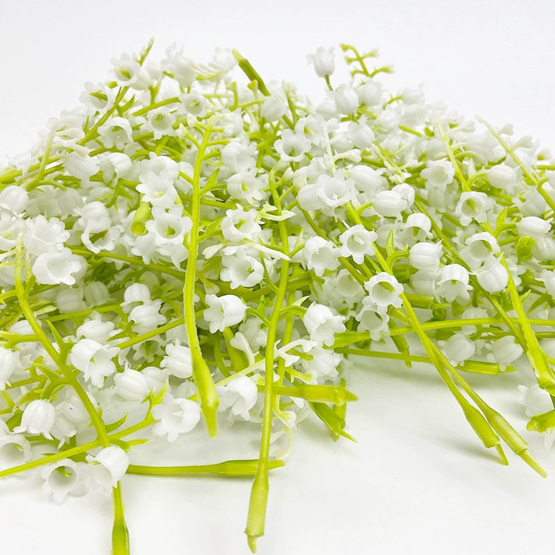 TEMU 50 Mini Lily Of The Valley Artificial Flowers, With Realistic Flowers And Green Stems, Suitable For, Wreaths, Bouquets, Weddings, Easter,