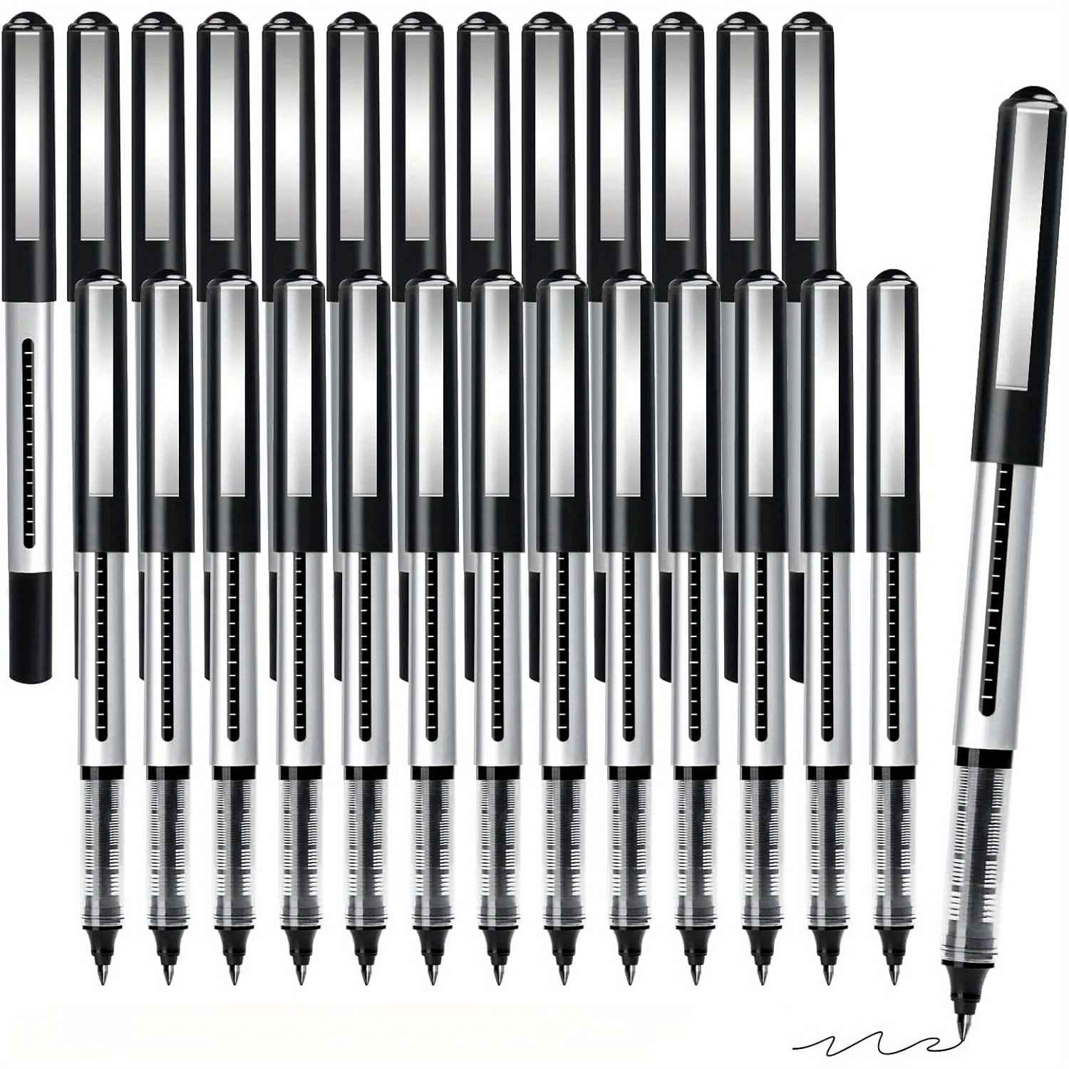 Rollerball Pens Fine Point Pens, Ink Rollerball Pens, 0.5mm Roller Ball Pens, Smooth Writing For Journaling School Office