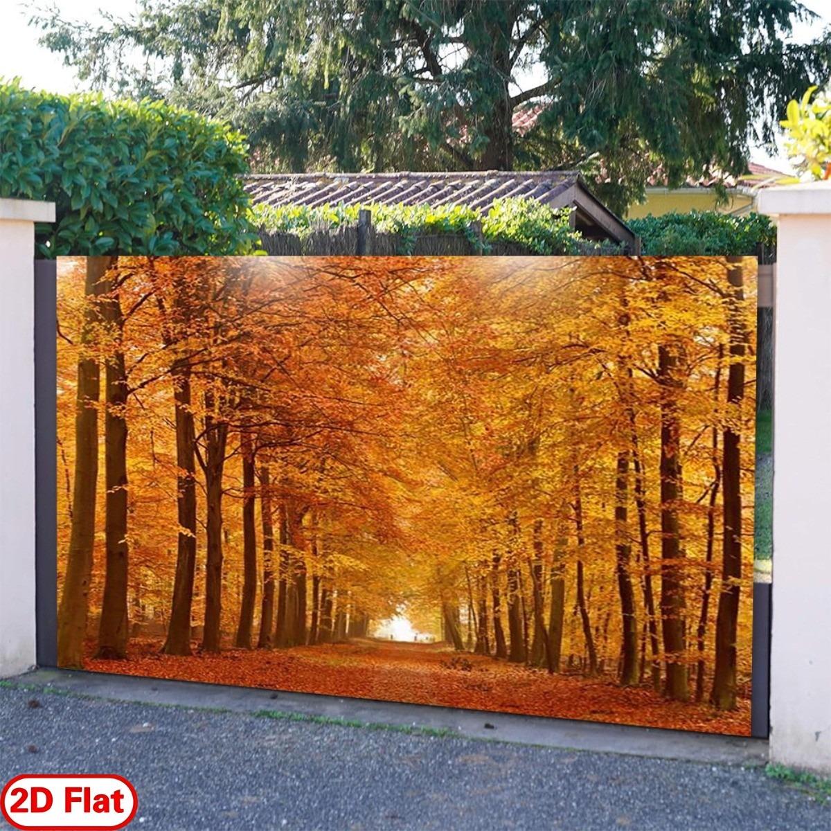 Extra Large Autumn Forest Backdrop