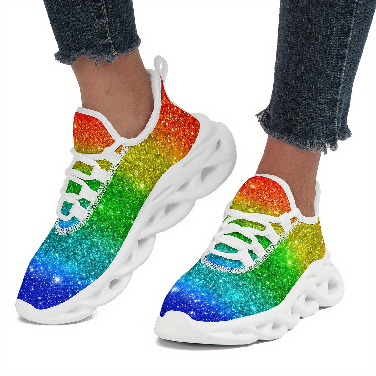 nike air ultra white rainbow womens