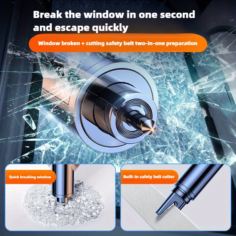 item picture safety hammer car window breaker multifunctional vehicle emergency escape life saving hammer car window glass breaker
