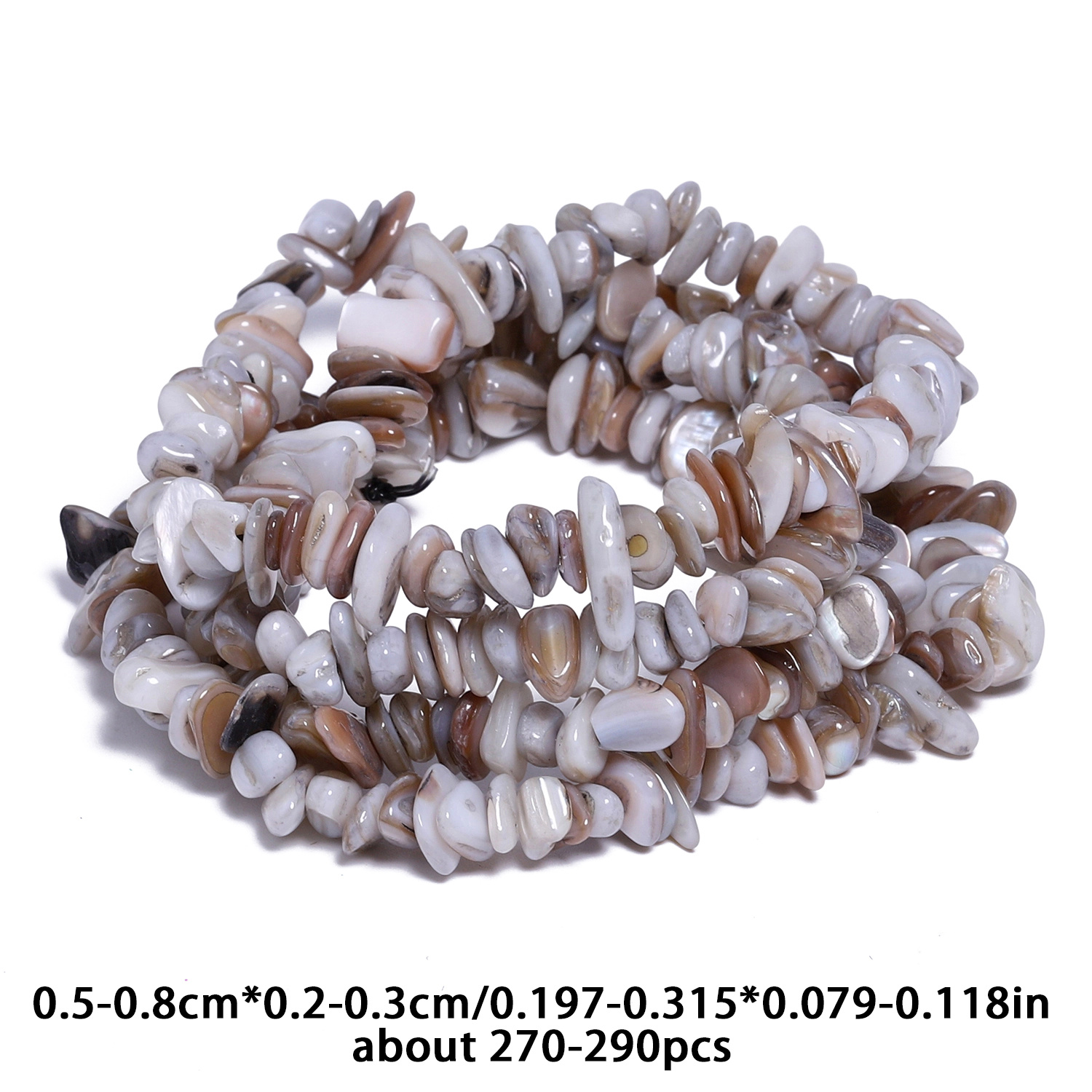 Naturally Shaped Crushed Stone Beads for Jewelry Making