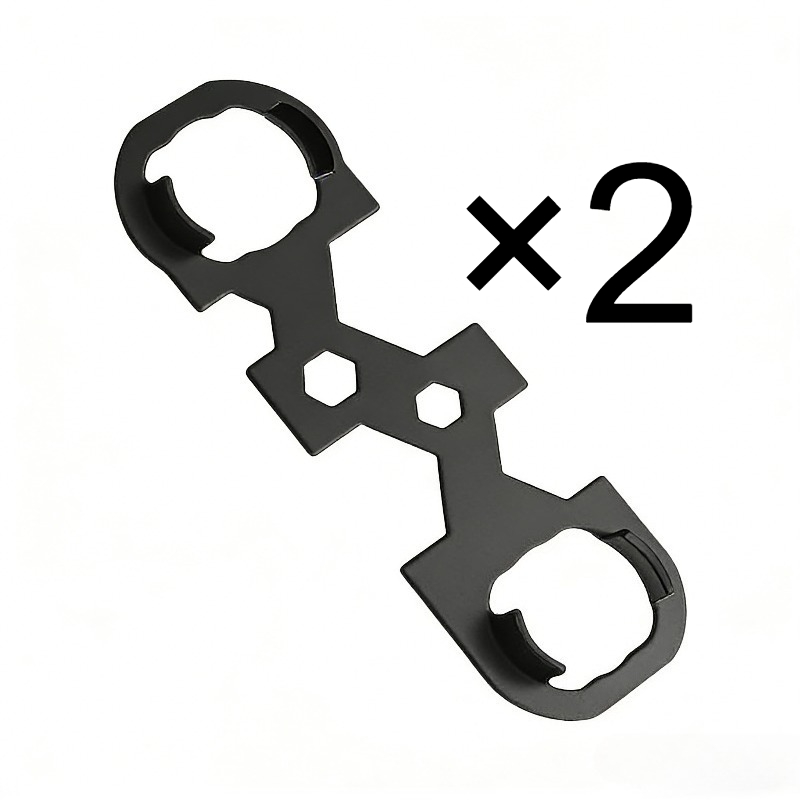 TEMU 2pcs Upgraded Ergonomic Faucet Bubbler Disassembly Tool - Multi-functional Bubbler Wrench, With Hose Nut, Valve Bubble Valve Wrench And Faucet