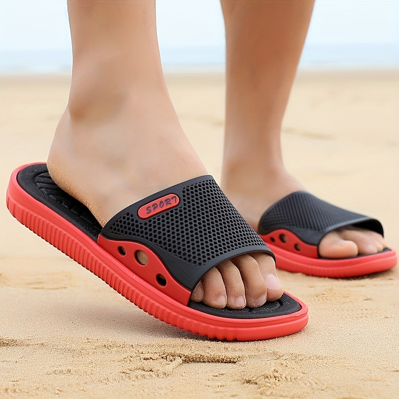 mens stylish open toe breathable eva slides comfortable non slip durable casual sandals with       beach or casual attire beach footwear stylish sandals eva sandals Product details 18