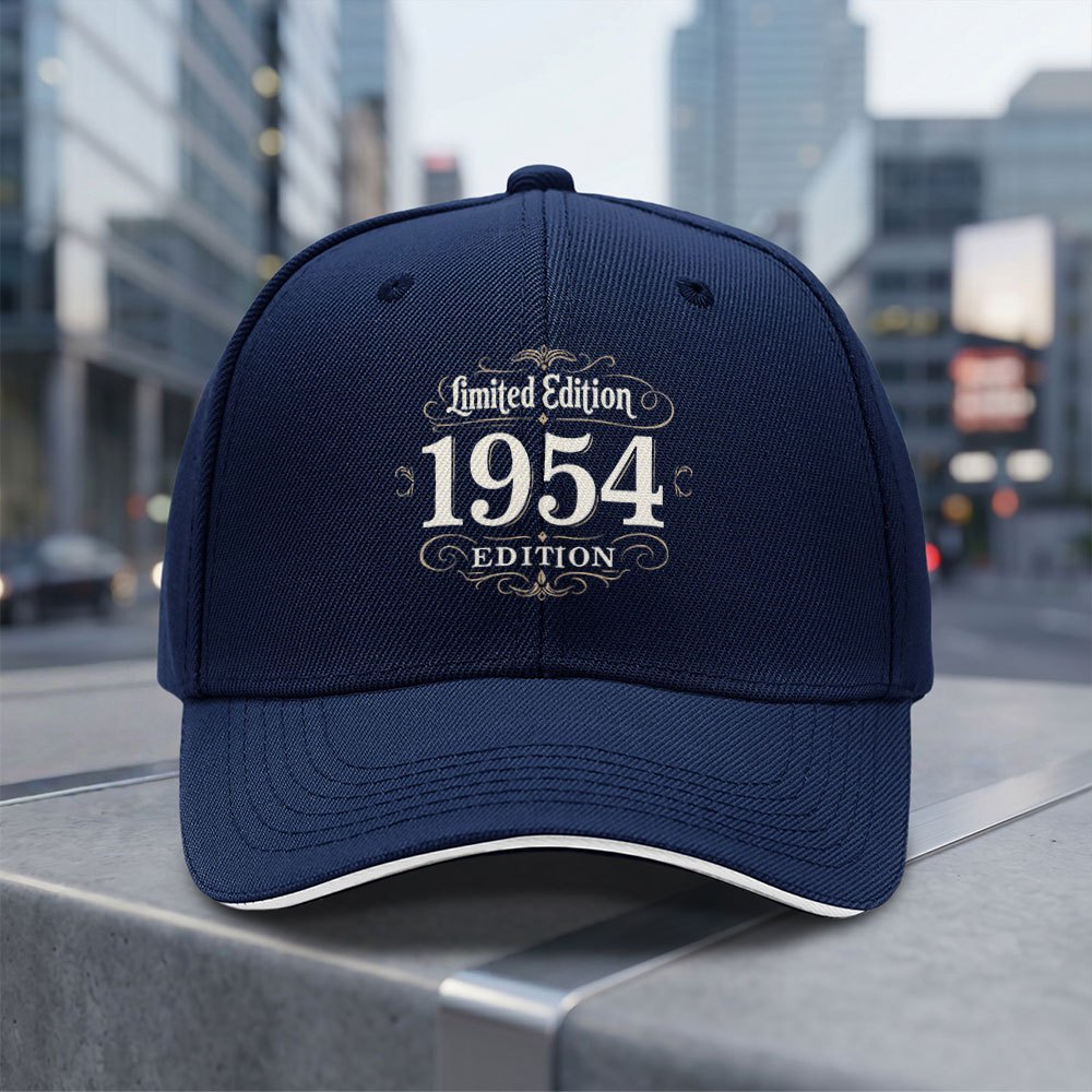TEMU Edition 1954 Adjustable Baseball Cap - Lightweight Breathable Suitable For , For Daily Commuting & Outfits, For & (valentine's Day, Birthdays,
