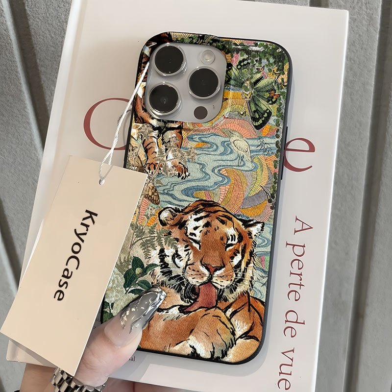   and   uv printing matte phone imitation leather texture soft phone   degree full protection suitable for iphone 17 16 11 12 13 14 15 pro max xr x xs 7 8 plus se mini smartphone