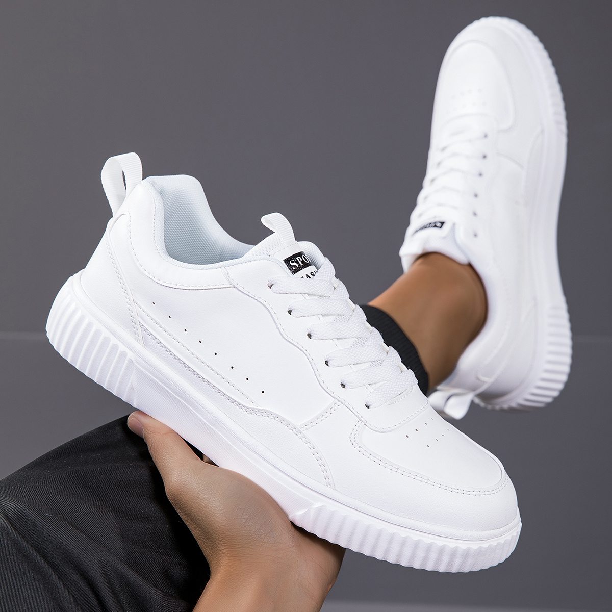 Image of Women' Platform Sneakers, Casual Low-top Skate Shoes, Lightweight Comfortable Walking Shoes For Women, Women Shoes