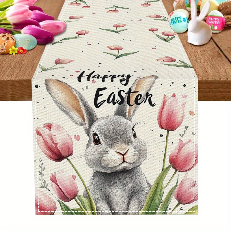 

Bunny Tablecloth - Cute Polyester,