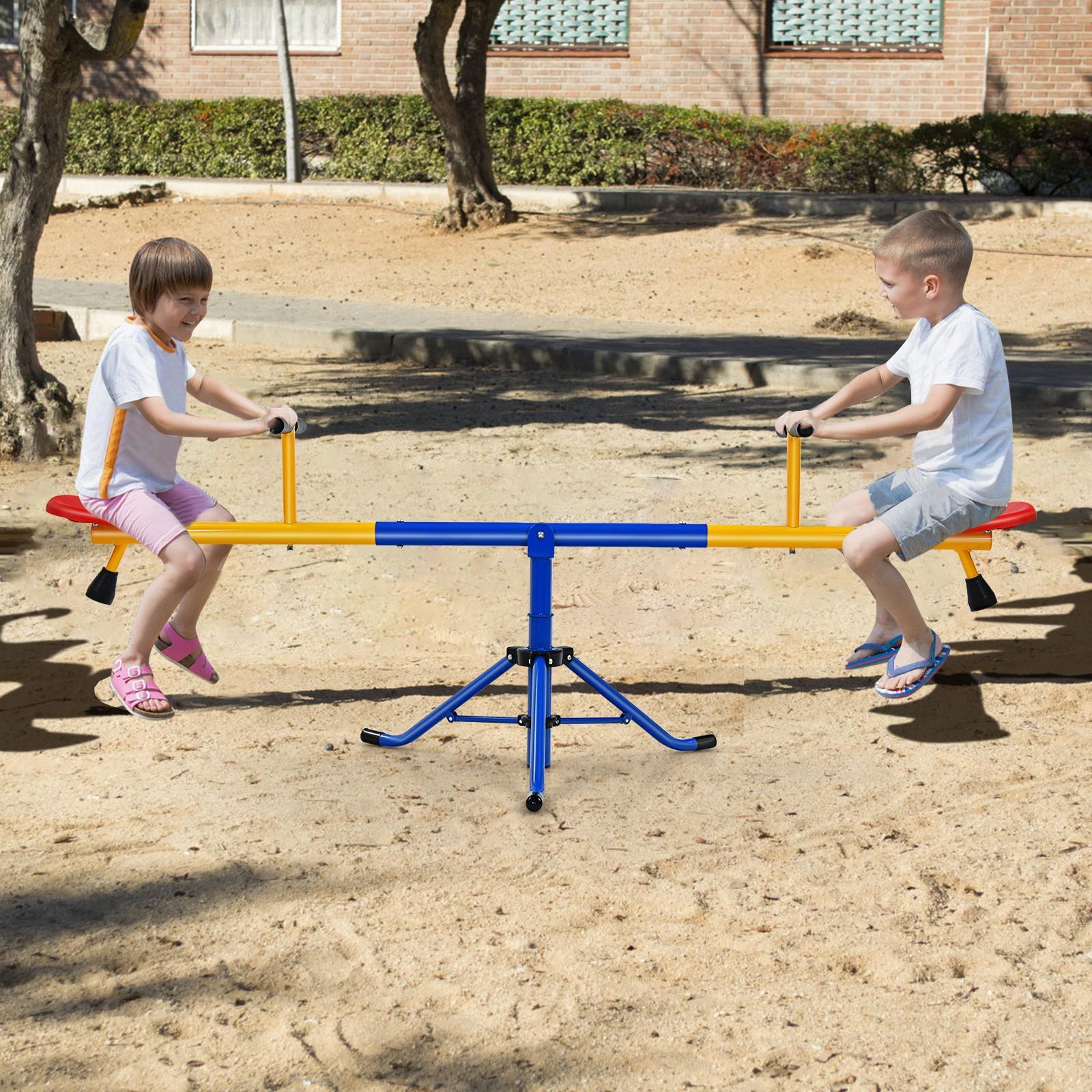 TEMU Costway 360° Rotating Playground Teeterboard With Carbon Steel Boy Girl Birthday Gift