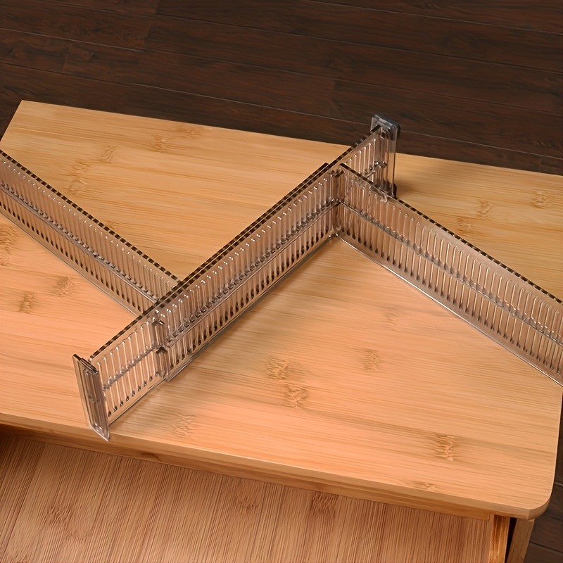 5pcs Adjustable Drawer Divider Set for Home Organization
