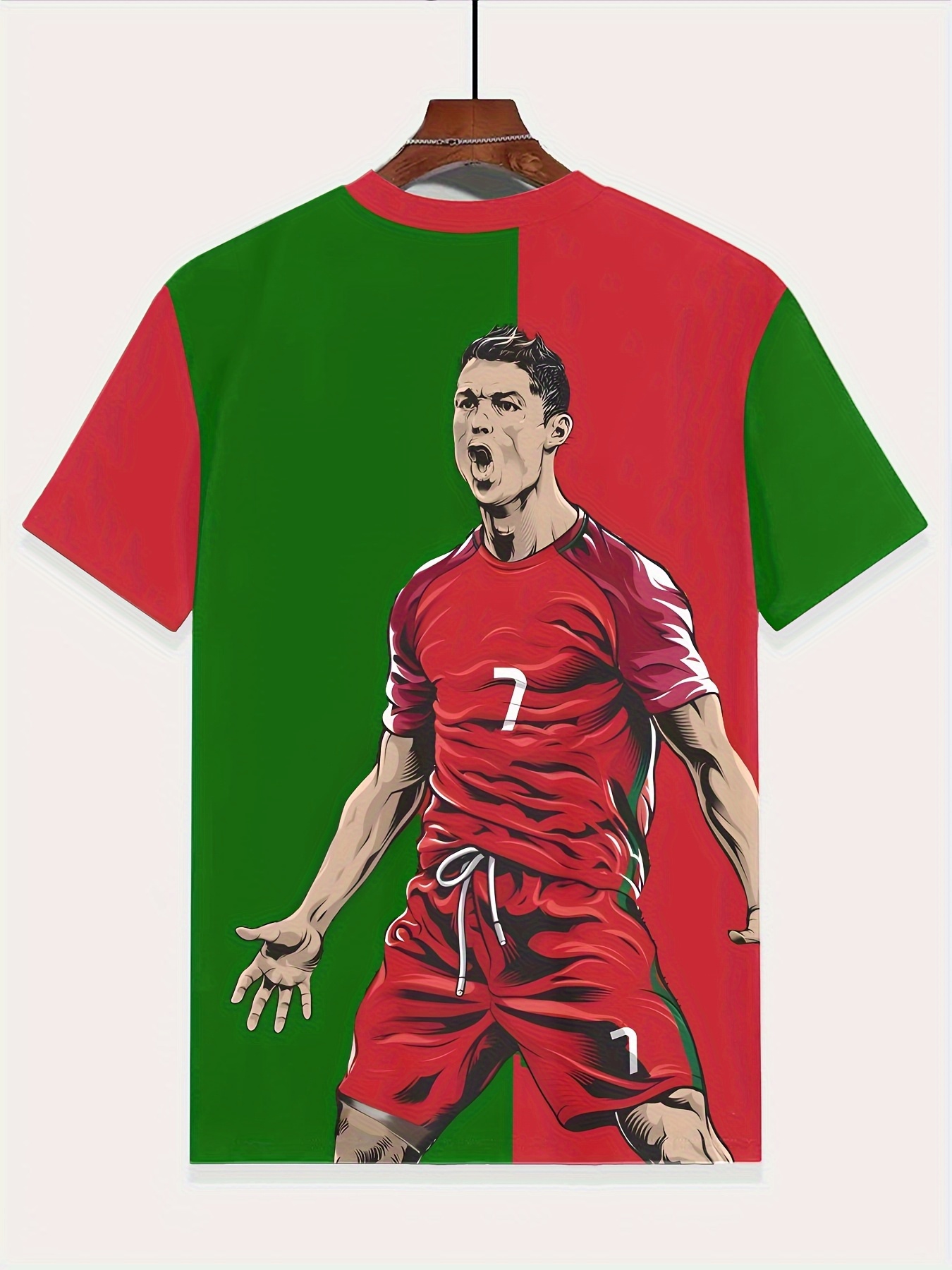 boys 3d printed football player graphic hoodie red green Temu