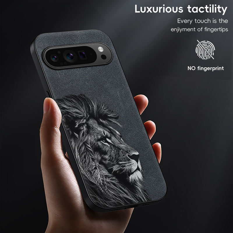 TEMU Phone Case - Premium Faux Leather Phone Cover For Google Pixel 9a/9/9 Pro/9 Pro Xl/8a/8/8 Pro/7a/7/7 Pro/10/10 Pro/10 Pro Xl, Durable And