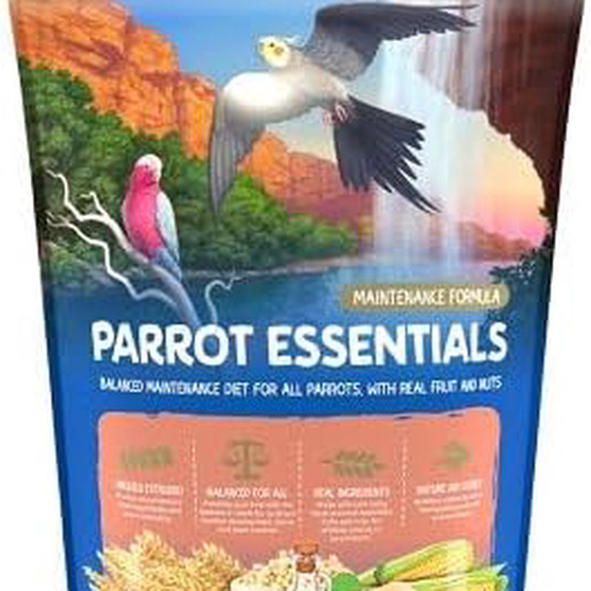 Vetafarm Parrot Essentials Extruded Pellet, 350 Grams