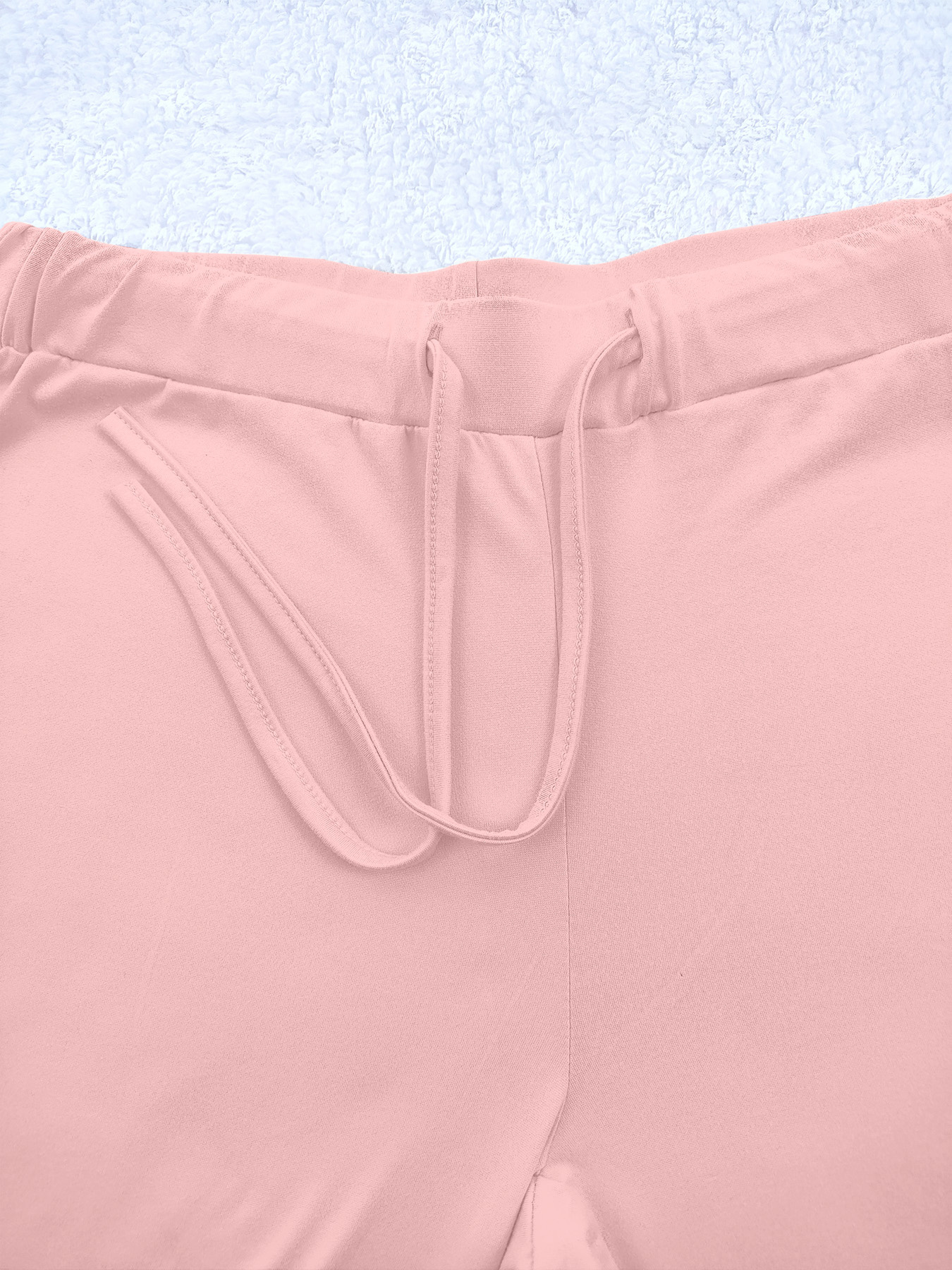 New Women'S Fashion for Valentine'S Day 2026 Featuring Stylish, Lightweight Artistic Minimalist Lines And Casual Attitude Text Prints. Includes High-Waisted Drawstring Slim-Fit Stretchy Flared Straight Pants in a Two-Piece Set