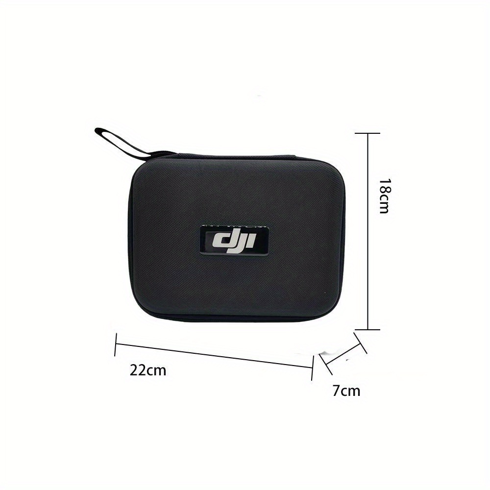  mobile 7 case premium protective storage pouch with customizable compartments for 7p handheld stabilizer accessories black accessory organizer soft texture cover details 2