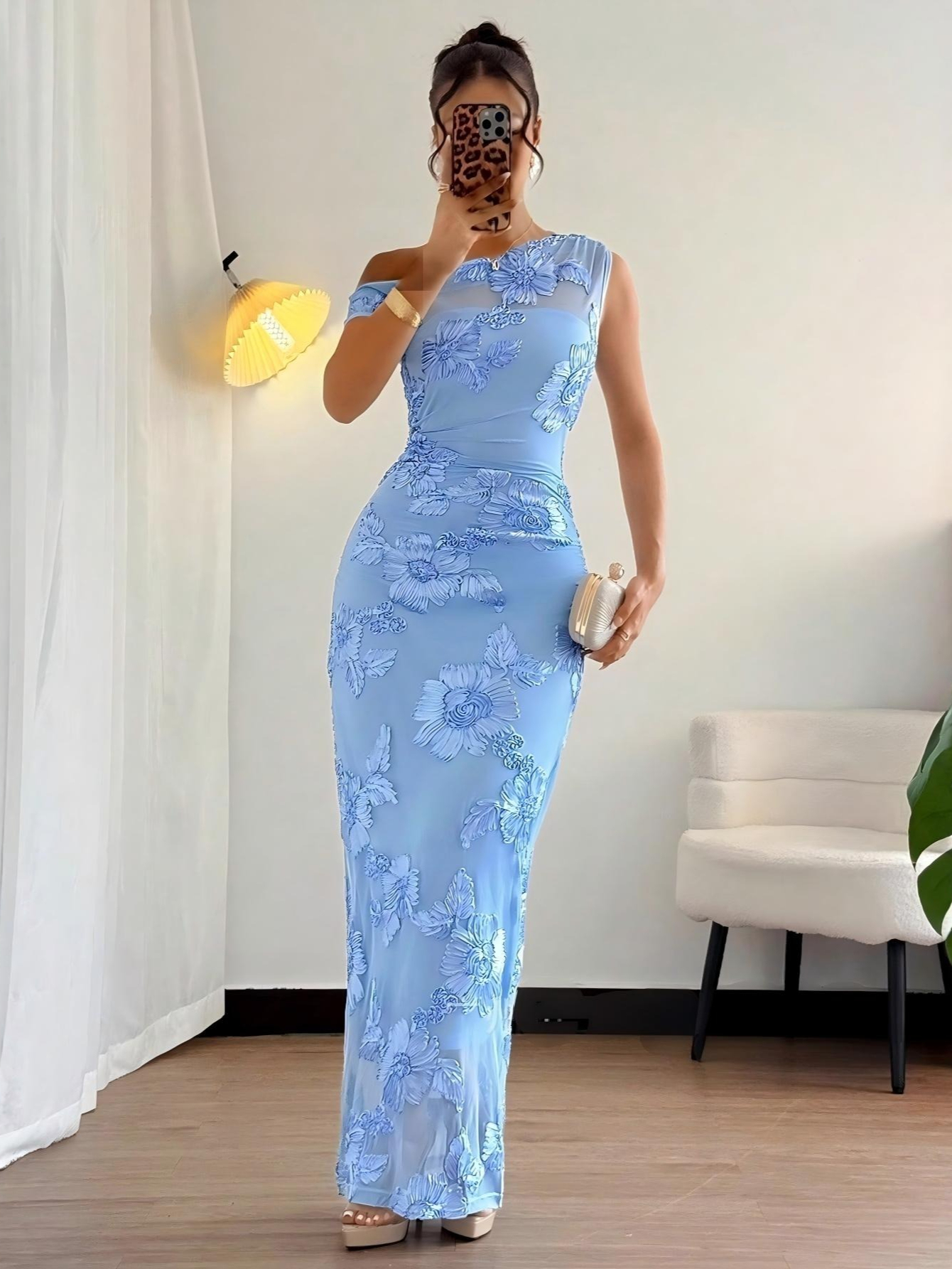 baby blue dress sold on Temu United States