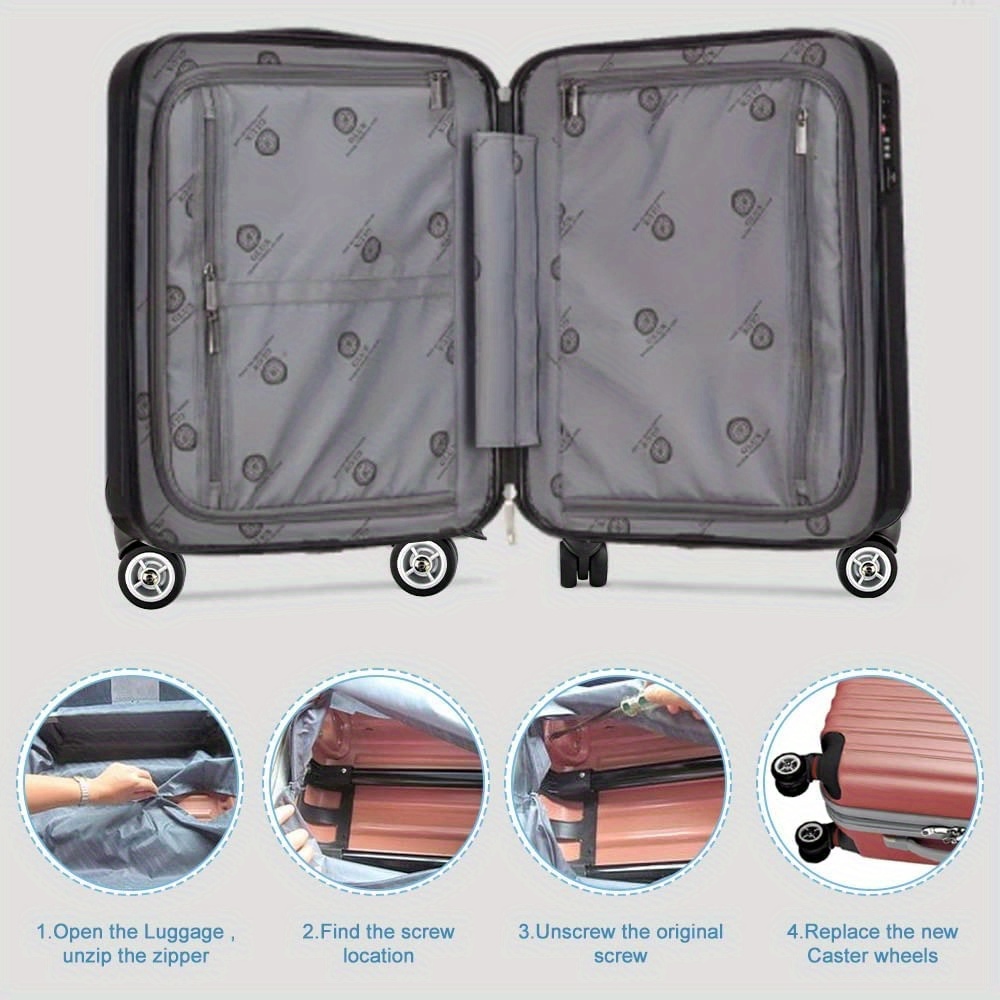 Luggage Suitcase Replacement Wheels, Swivel Wheels Suitcase Wheels For Suitcase Replacement