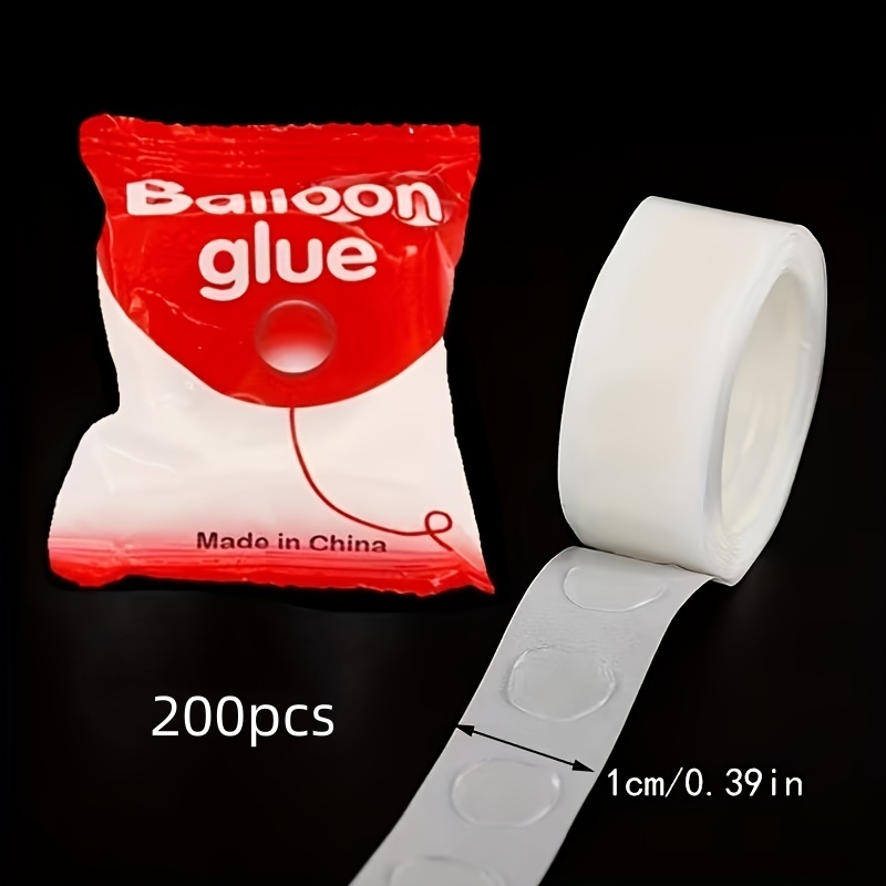 200pcs, Balloon Adhesive Dots For Sticking Balloons To The Ceiling Or Walls, Stickers For Birthday Parties, Wedding Decorations, Party Supplies, Halloween Decorations, Christmas Decorations