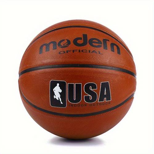professional basketball advanced anti slip durable rubber indoor outdoor use for adult training competition brown basketball accessories competition ball gear reliable sports ball competitive players