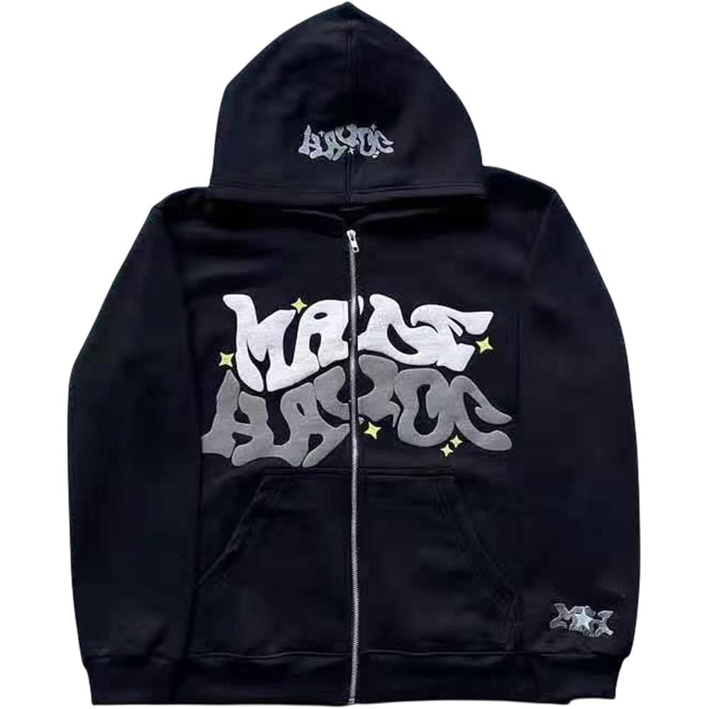 PPFM down best fur hoodie y2k 光沢 お兄系 平成 YUNZSXJY Y2K Hooded Sweatshirt for Women Men Grunge Hooded