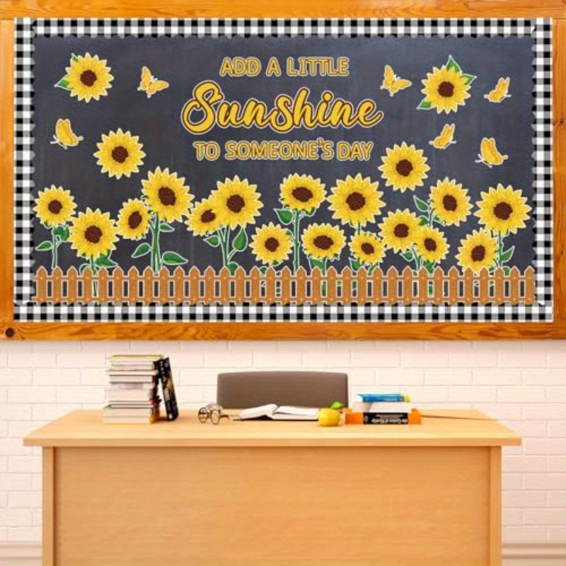 Classroom Decorations Sunshine Bulletin Board Set - Be The With Cutouts ...
