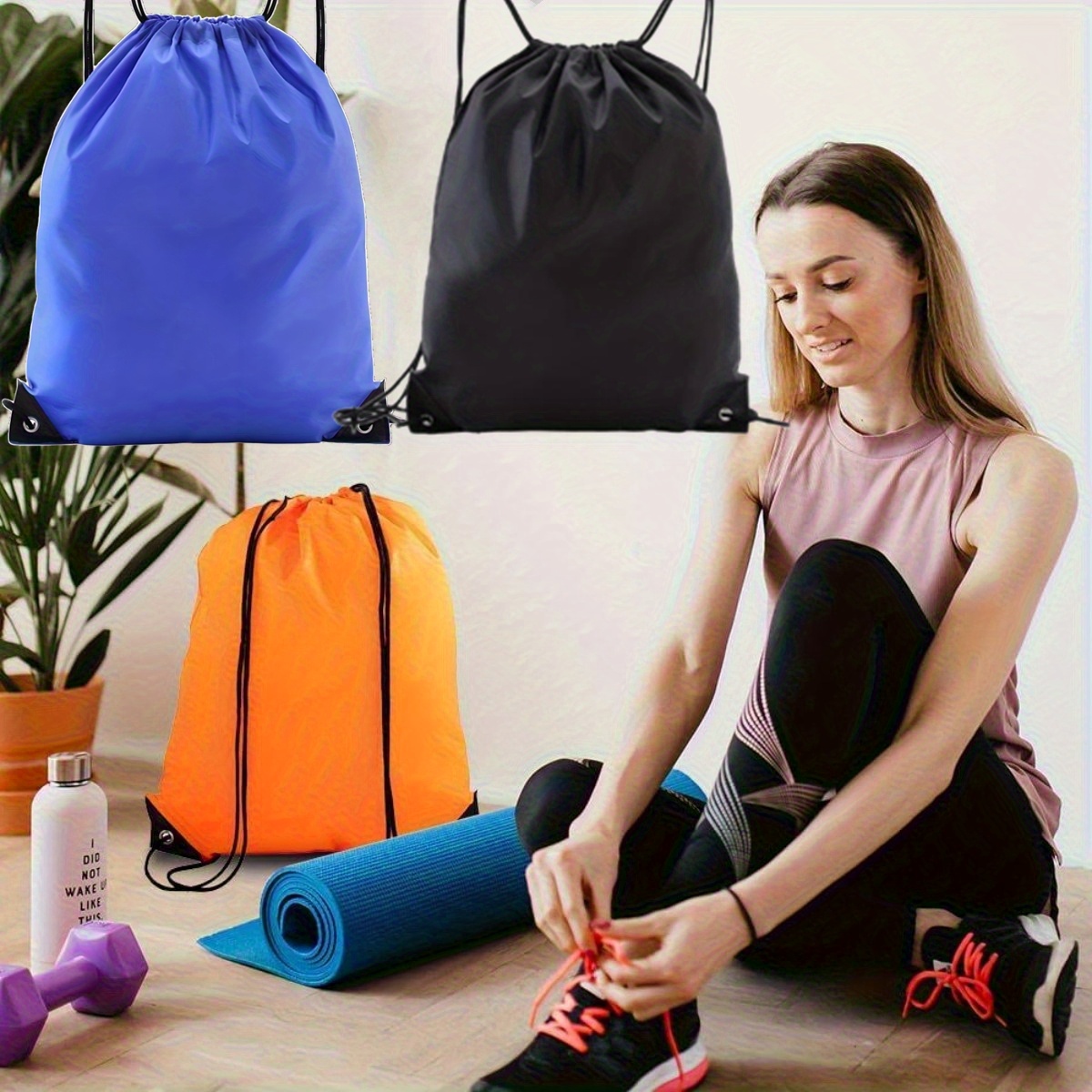 High-density Oxford Backpack Waterproof Drawstring Backpack 