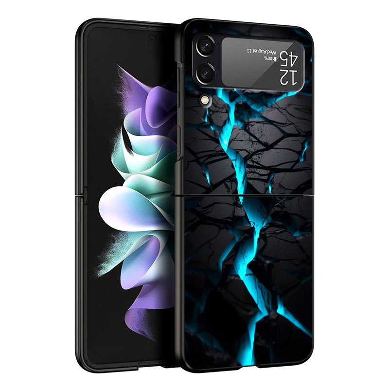 TEMU Coque de téléphone - Coque rigide à dos rigide adaptée pour Galaxy Z Flip 3/4 Z Flip 5/6 Zflip 5G Z Flip 7 6 5 4 3 ZFLIP7, motif dans les