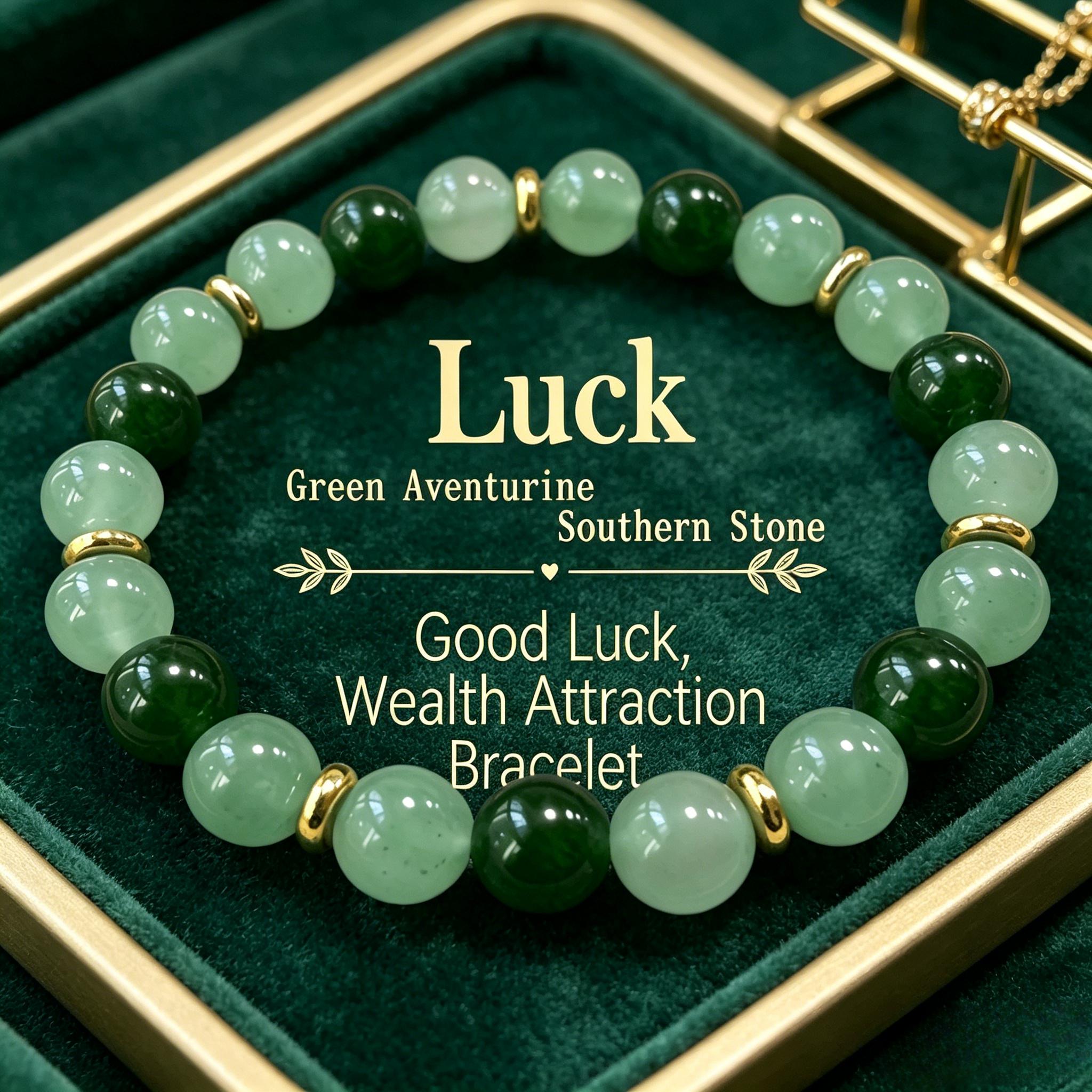 Image of Bracelet Handcrafted With Aventurine And Beads, Symbolizing And , . Women's Bohemian-style Jewelry Accessory, Exquisite Holiday Gift, Appreciation Present