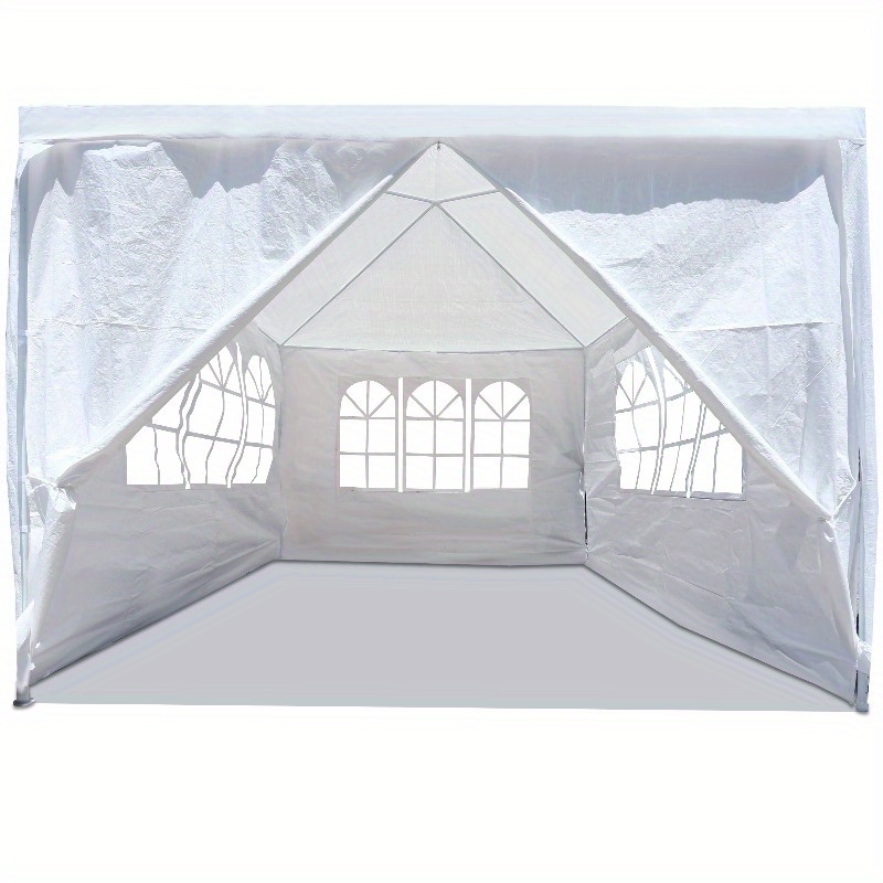 Heavy-Duty Outdoor Gazebo for Events, Featuring a 10X10 Party Tent with Four Removable Side Walls, Waterproof Sunshade, Suitable for Weddings, Camping, Backyard Gatherings, Picnics, Beaches, And Commercial Purposes