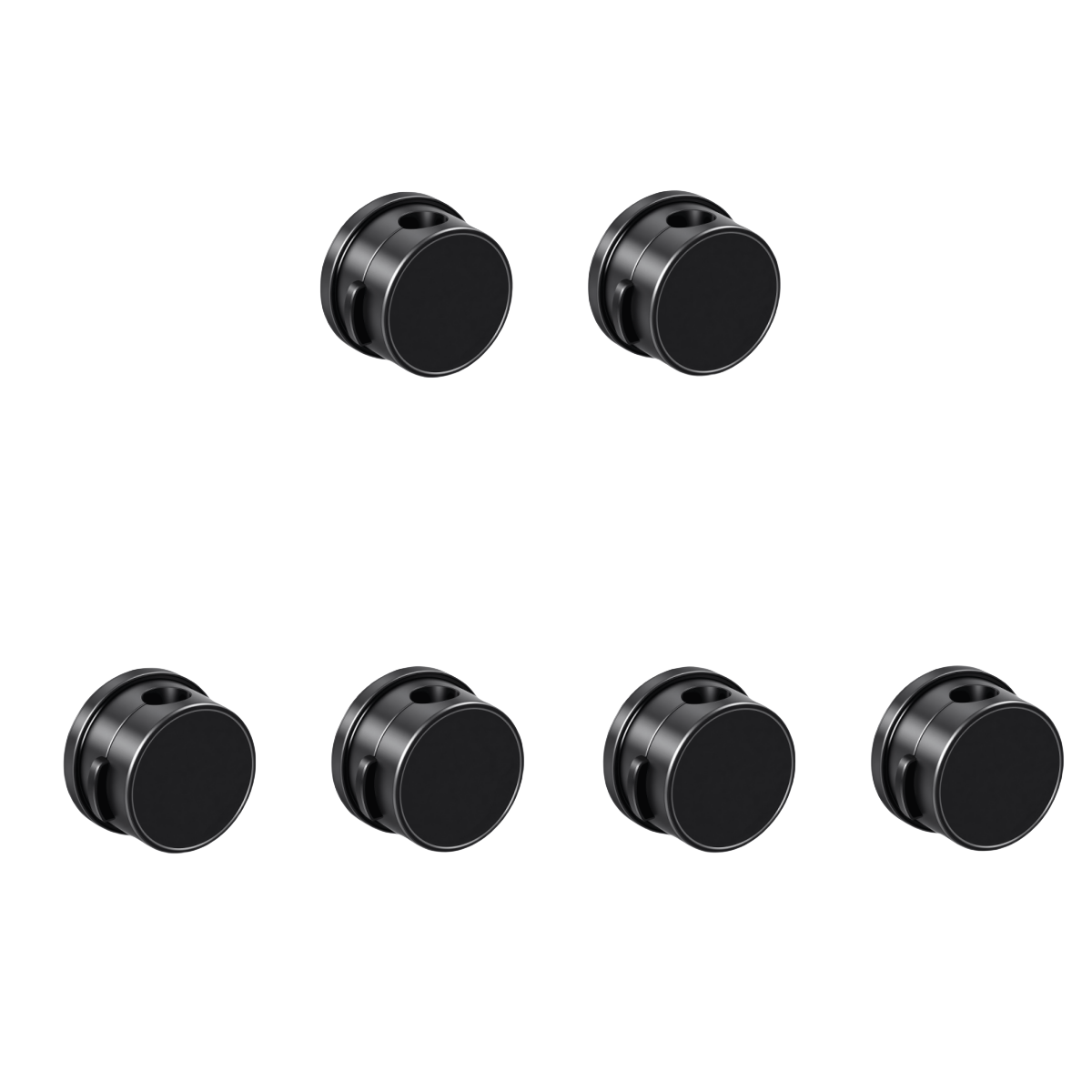 TEMU 6pcs Rotatable Magnetic , Non-slip Data Cable Holder, Desktop Phone Charging Line Clips, Car Data Cable Storage Clips, Practical Fixing Tool
